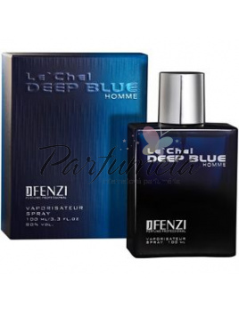J FENZI Le'Chel Deep Blue Man Toaletná voda 100ml, (Alternativa toaletnej vody Chanel Bleu de Chanel)