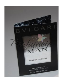 Bvlgari Man Black Cologne, Vzorka vone