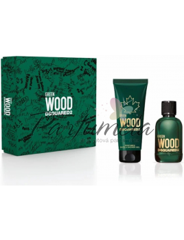 Dsquared2 Green Wood SET: Toaletní voda 100ml + Sprchovací gél 150ml