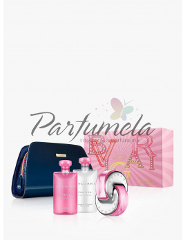 Bvlgari Omnia Pink Sapphire SET: Toaletní voda 65ml + Tělové mléko 75ml + Sprchovací gél 75ml + Kozmetická taška