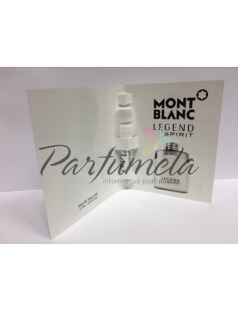 Mont Blanc Legend Spirit, Vzorek vůně
