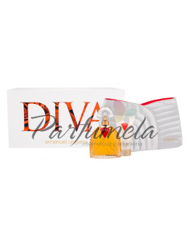 Emanuel Ungaro Diva, parfumovaná voda 100 ml + telové mlieko 50 ml + kozmetická taška