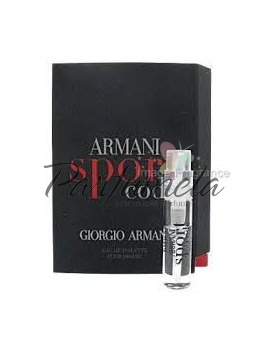 Giorgio Armani Code Sport, Vzorek vůně