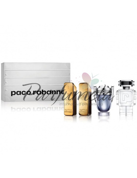 Paco Rabanne Travel Retail Exclusive Individually Packed, Set:1 Million EDT 5ml + 1 Million Parfum 5ml + Invictus EDT 5ml + Phantom EDT 5ml