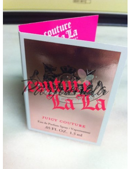 Juicy Couture La La, Vzorek vůně