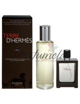 Hermes Terre D Hermes, Toaletní voda 30ml (plniteľný) + Toaletní voda 125ml (náplň)