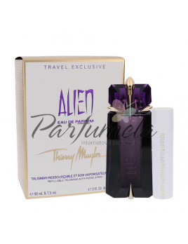 Thierry Mugler Alien, parfémovaná voda 90 ml + Parfémovaná voda 7,5 ml - naplnitelný