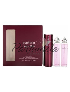 Calvin Klein Euphoria Woman, Parfémovaná voda 3x20ml - Twist and spray