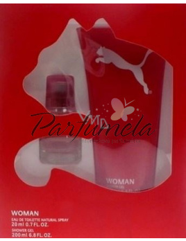 Puma Red Woman SET: Toaletní voda 20ml + sprchový gél 200ml