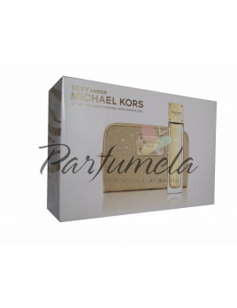 Michael Kors Sexy Amber SET: Parfumovaná voda 100ml + Makeup kozmetická taška