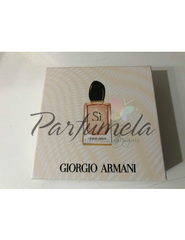Práznda krabica Giorgio Armani Si, Rozmery: 16cm x 16cm x 5cm