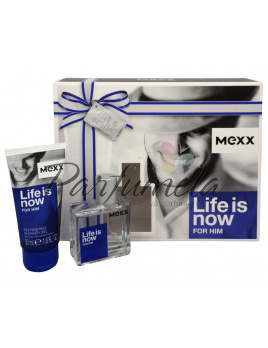 Mexx Life is Now for Him, Edt 30ml + 50ml sprchovy gel
