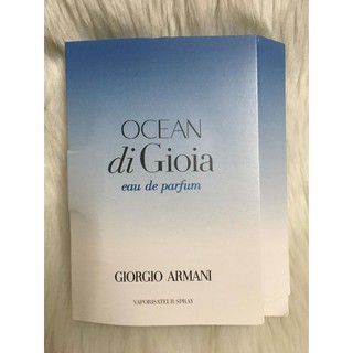 Giorgio Armani Ocean di Gioia, Vzorka vône