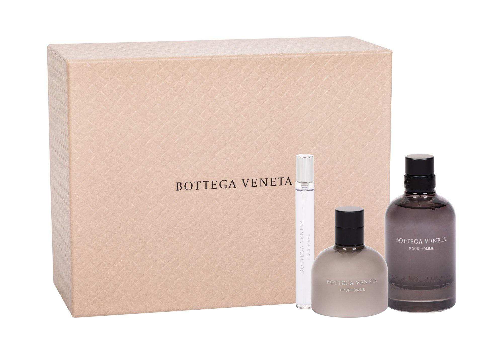 Bottega Veneta Bottega Veneta Pour Homme, Toaletní voda 90 ml + Toaletní voda 10 ml + Balzám po holení 100 ml