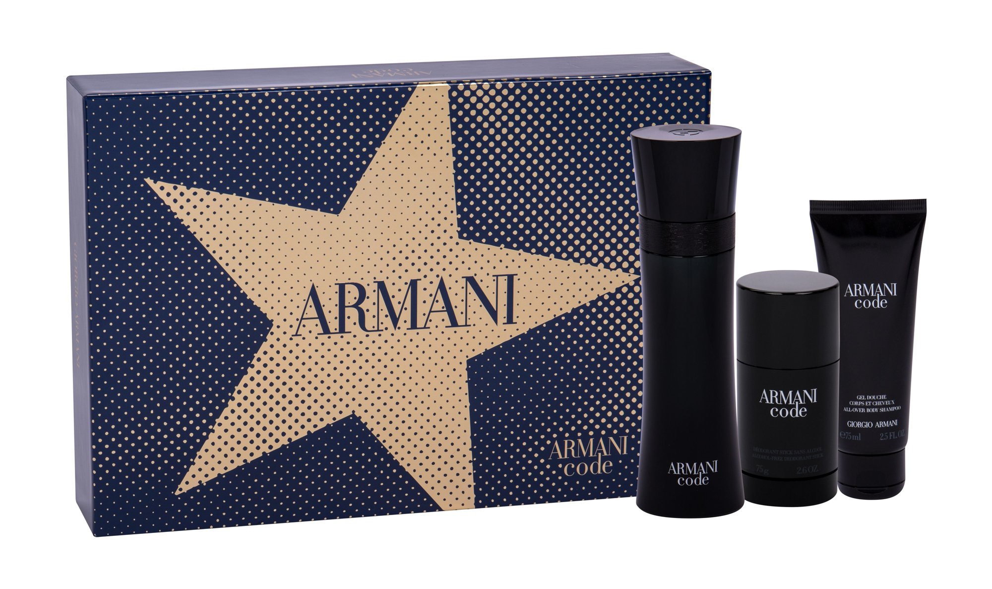 Giorgio Armani Armani Code Pour Homme, Toaletní voda 125 ml + sprchovací gél 75 ml + deostick 75 ml