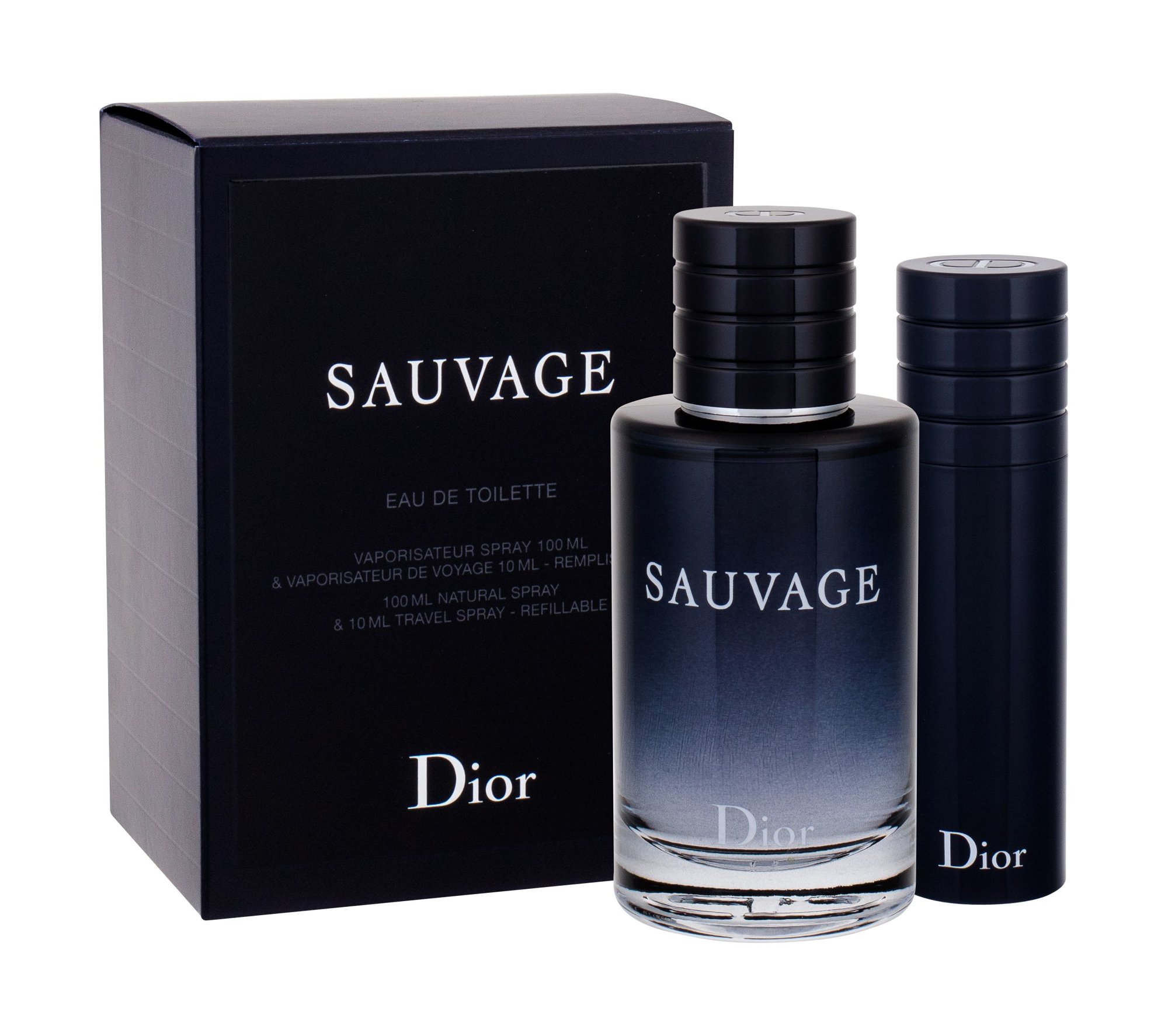 Christian Dior Sauvage, Toaletní voda 100 ml + Toaletní voda 10 ml