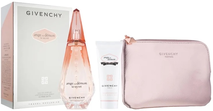 Givenchy Ange Ou Demon Le Secret SET: Parfumovaná voda 100ml + Tělové mléko 75ml + Kozmetická taška