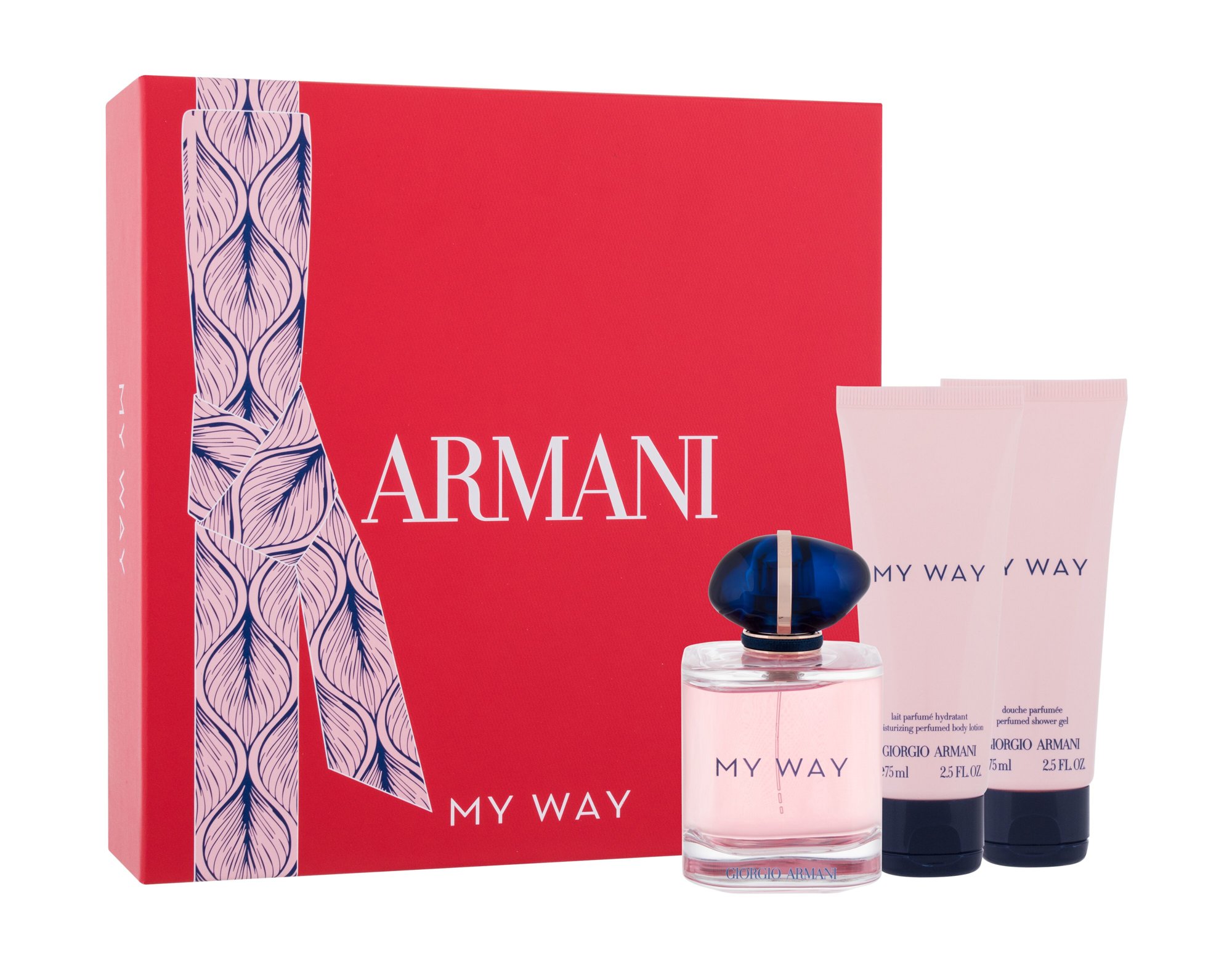 Giorgio Armani My Way, parfumovaná voda 90 ml + sprchovací gél 75 ml + Tělové mléko 75 ml